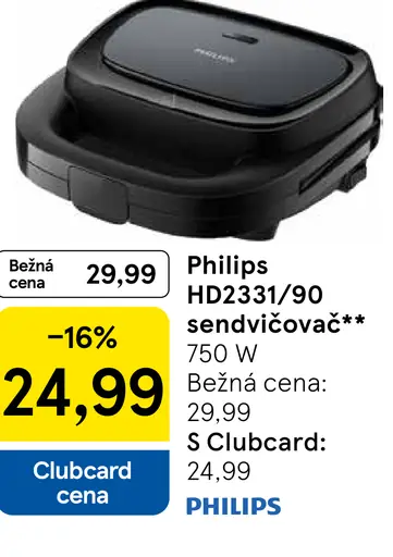 Philips HD2331/90 sendvičovač