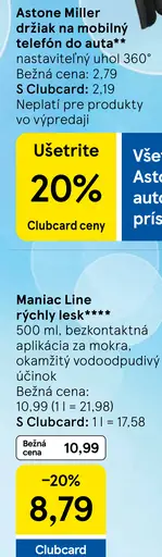 Astone Miller Držiak na mobilný telefón do auta