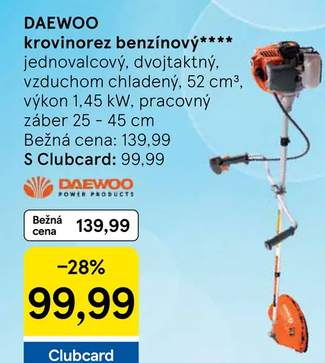 Daewoo Krovinorez benzínový