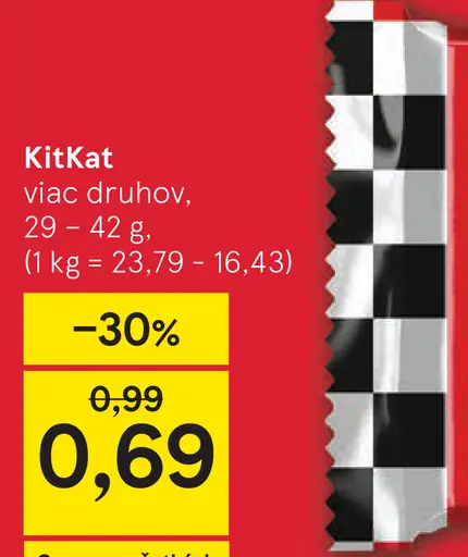 Nestlé KitKat čokoládová tyčinka