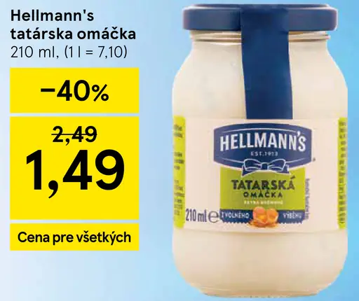 Hellmann's Tatárska omáčka