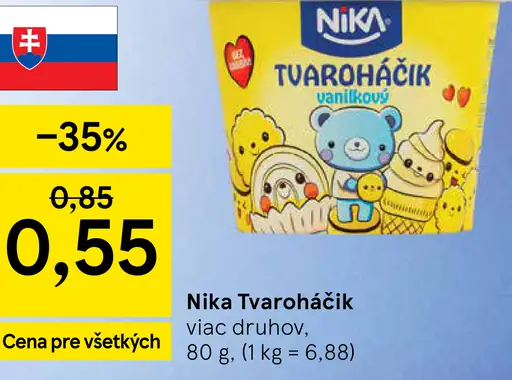 Nika Tvaroháčik Vanilkový