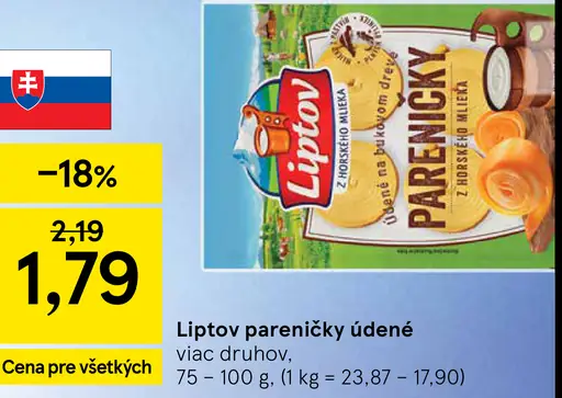 Liptov Pareničky údené