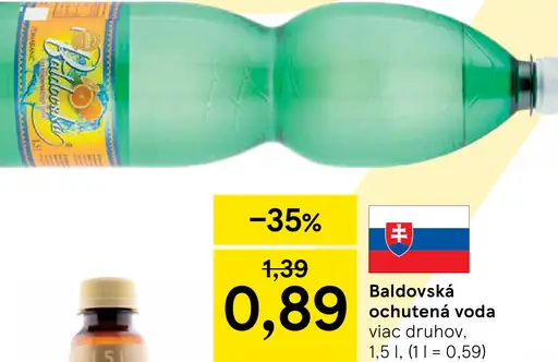 Baldovská ochutená voda