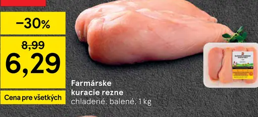 Farmárske kuracie rezne chladené, balené
