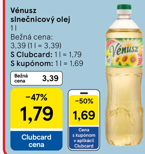 Vénusz Slnečnicový olej