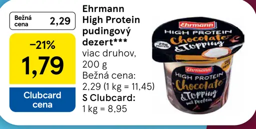 Ehrmann High Protein pudingový dezert