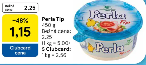 Perla Tip rastlinný tuk na natieranie