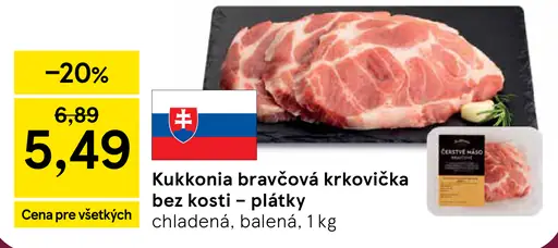 Kukkonia bravčová krkovička bez kosti
