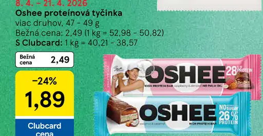 Oshee Proteinová tyčinka