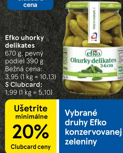Efko uhorky delikates