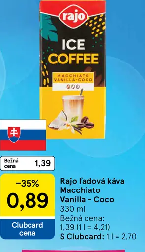 Rajo Ice Coffee Macchiato Vanilla - Coco