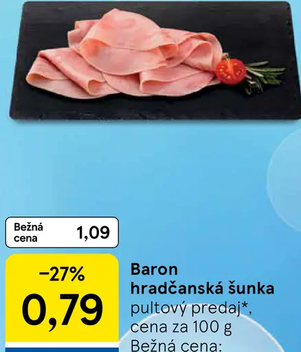 Baron hradčanská šunka