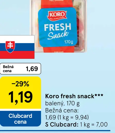 Koro fresh snack