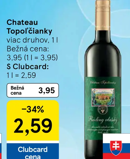 Château Topoľčianky víno