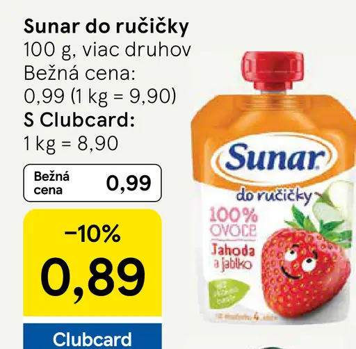 Sunar do ručičky ovocná kapsička