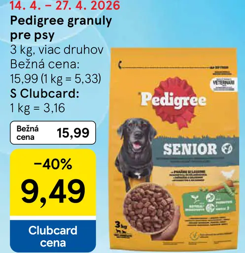 Pedigree granuly pre psy