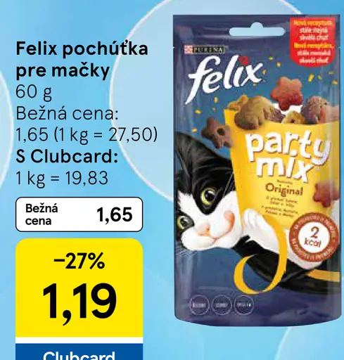 Felix Pochúťka pre mačky Party mix