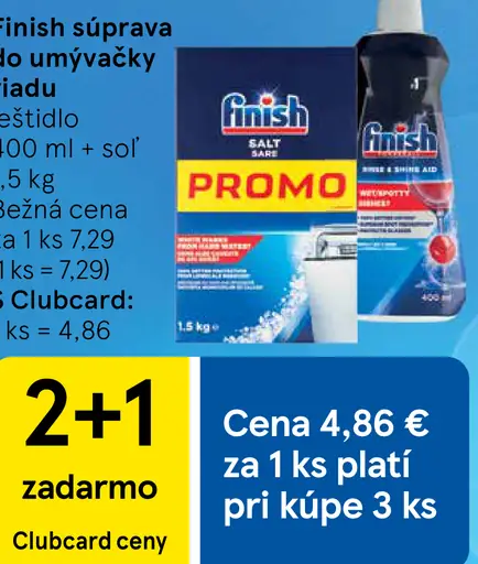 Finish Soľ do umývačky riadu