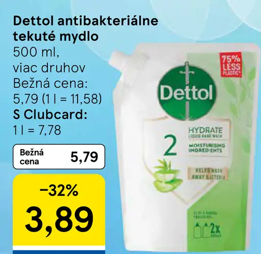 Dettol antibakteriálne tekuté mydlo