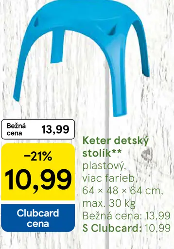 Keter detská stolička plastová, viac farieb