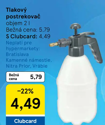 Tlakový postrekovač