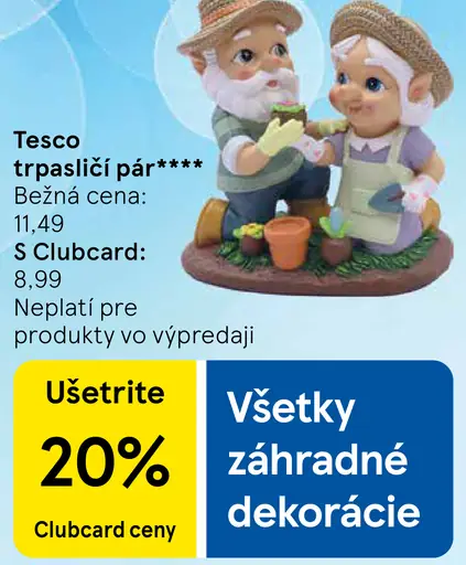 Tesco trpasličí pár