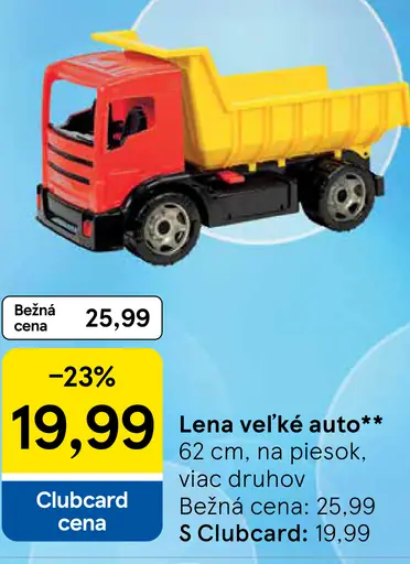 Lena veľké auto na piesok