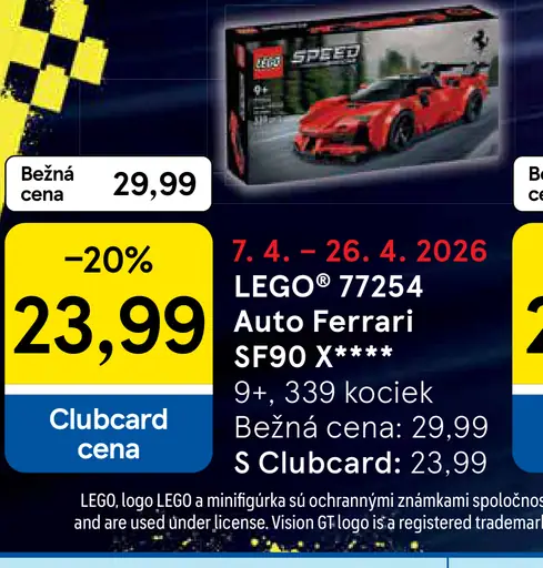 LEGO 77254 Auto Ferrari SF90