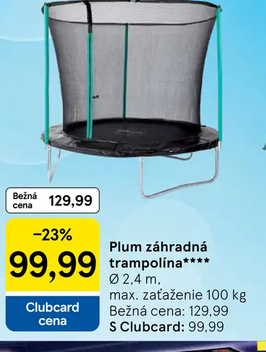 Plum záhradná trampolína