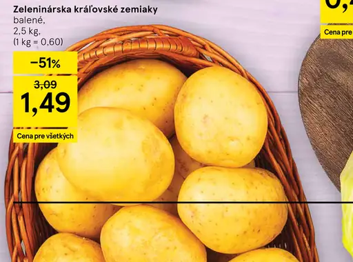 Zeleninárska kráľovské zemiaky