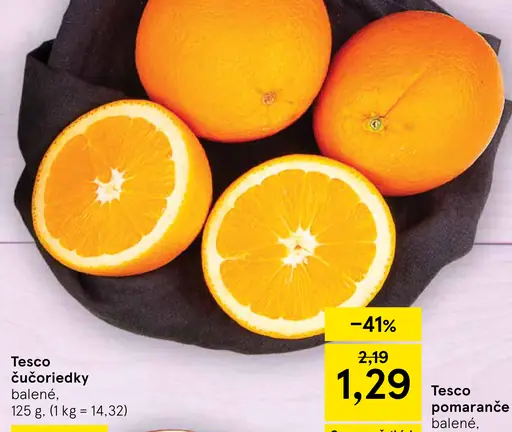Tesco pomaranče