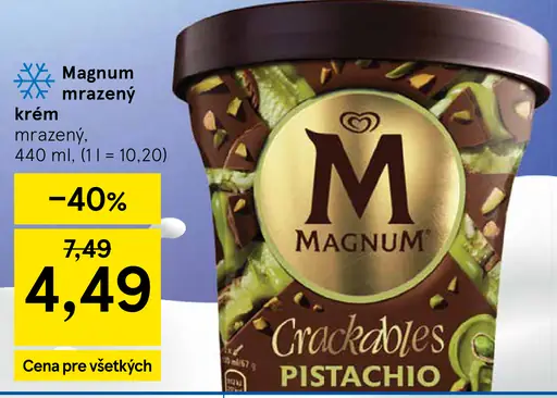 Magnum mrazený krém Crackables Pistachio