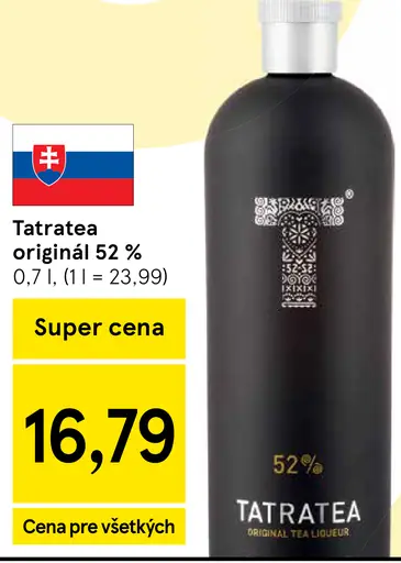 Tatratea Original čajový likér 52%
