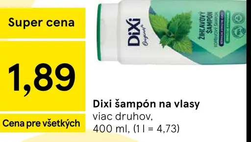 Dixi šampón na vlasy