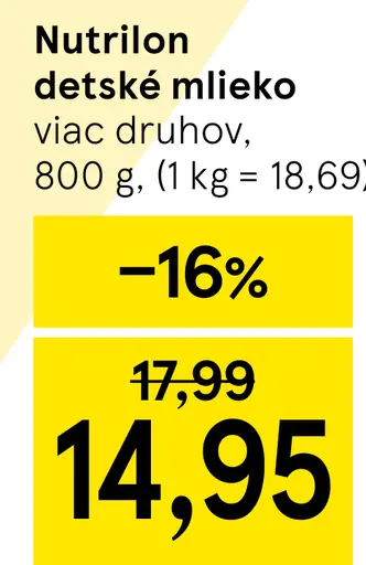 Nutrilon detské mlieko