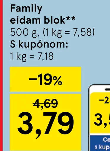 Family Eidam blok syr