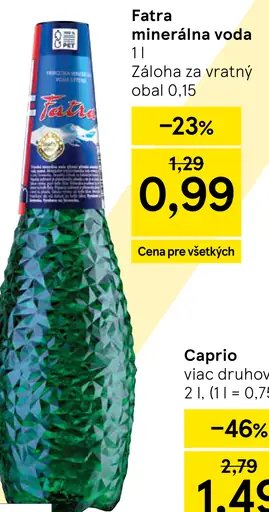 Fatra minerálna voda