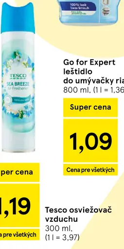 Go for Expert leštidlo do umývačky riadu