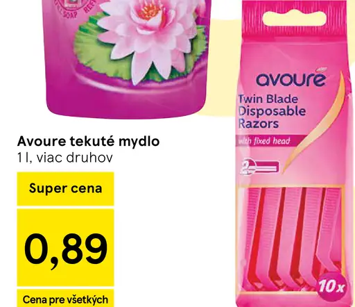 Avoure tekuté mydlo Water Lily