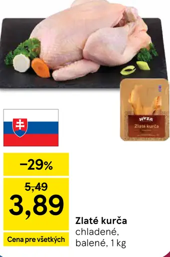 VYFFA Zlaté kurča chladené balené