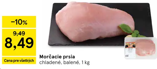Morčacie prsia chladené