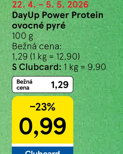 DayUp Power Protein ovocné pyré