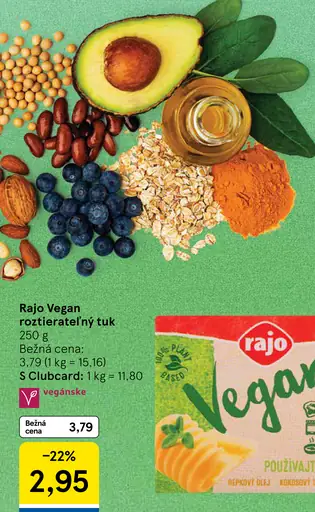 Rajo Vegan Roztierateľný tuk
