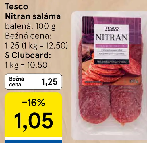 Tesco Nitran saláma