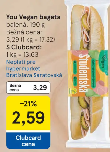 You Vegan bageta