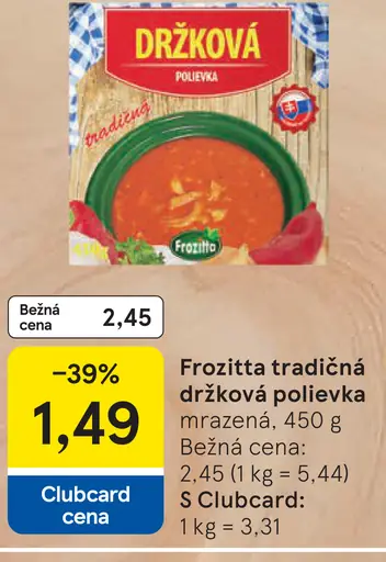 Frozitta tradičná držková polievka mrazená