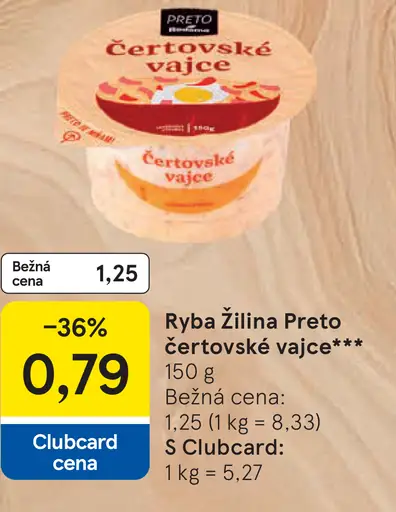 Ryba Žilina Preto čertovské vajce