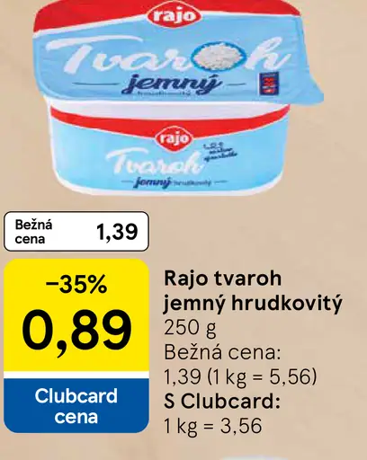Rajo Tvaroh jemný hrudkovitý