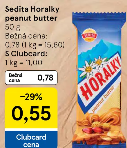 Sedita Horalky Peanut Butter
